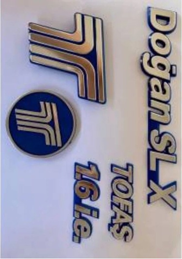 Doğan Slx Ön Panjur Bagaj Arma Yazı Takım 5 Adet