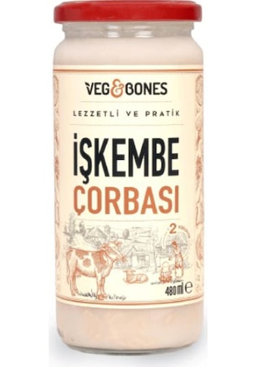 Veg&Bones İşkembe Çorbası 480 ML