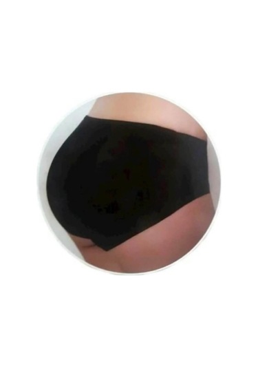 Moonlight 8000 Kadın Lazer Kesim Pop-up Külot-siyah Siyah