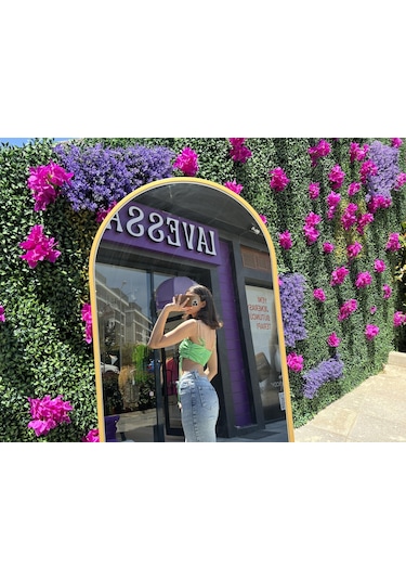 Lavessa Zincir Askılı Crop- Yeşil-134