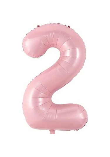 Beysüs Pembe 2 Rakam Folyo Balon 80 Cm PEMBE