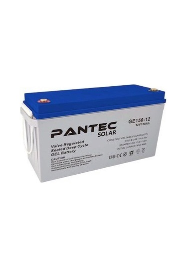 Pantec 150 Amper Solar Jel Akü Derin Döngü