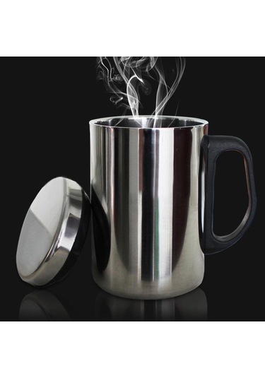 500 Ml Paslanmaz Çelik Seyahat Yalıtımlı Kupa Kahve/su/çay Bardağı 350 Ml Hediye Yeni 500 Ml
