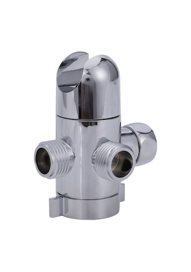 Lebıhmurah Bf981 Quanbu 3 Yollu Su Ayırıcı Üç Delikli El Duş Tutucu Ve Duş Başlığı Duş Kolu 3 Yollu Yön Değiştirici Musluk Krom Gümüş