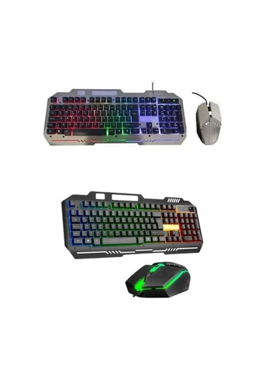 Mey Najmaddin Rgb Işıklı Gaming Klavye Q Klavye Mouse li Najmaddin