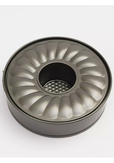 Mallony 24 Cm Tabanlı, Yuvarlak, Sökülebilir Kek Pişirme Kalıbı 204088569 Siyah