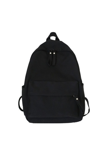 Mufunye Siyah, Çoklu Kullanimlı, Geniş Hacimli, Yumuşak Kumaşlı, Dayanıklı Üniversite/lise/ortaokul Öğrenci Sırt Çantası - Trendy Tasarım Çok Renkli