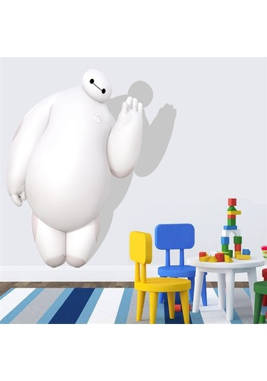 Sones 3d Yaratıcı Karikatür Baymax Desen Moda Duvar Çıkartmaları, Boyut: 50cm X 70cm Diğer