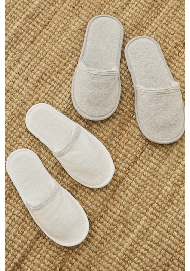 Kaşmir Home Elin 6 Parça Aile Banyo Seti Offwhite Gri Gri