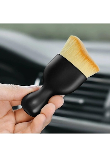 Yumuşak S Tüylü Mini Detaylı Temizlik Fırçası Araç Oto Araba Klima Havalandırma Temizleme Fırçası 1 Adet