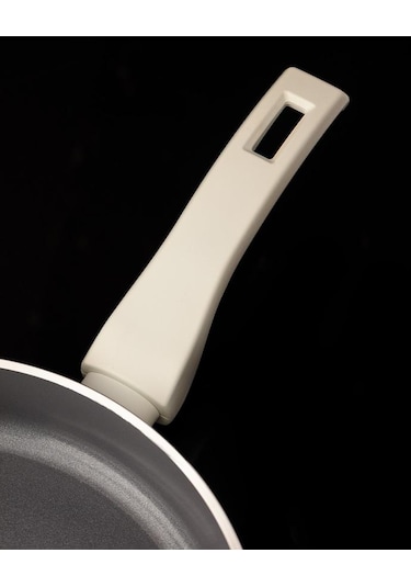 Madame Coco Nano Seramik 7 Parça Tencere Seti Antrasit - Beyaz