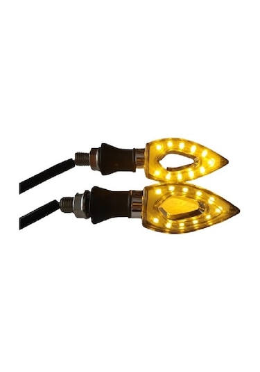 Motosiklet Led Sinyal Takımı Üçgen 2'li