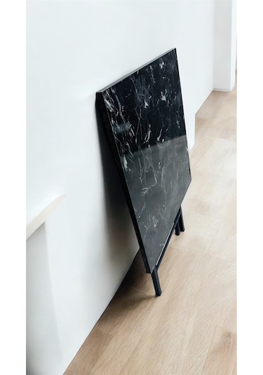 Modern Balkon Bahçe Mutfak Bistro Set Katlanır Masa-sandalye Sarı