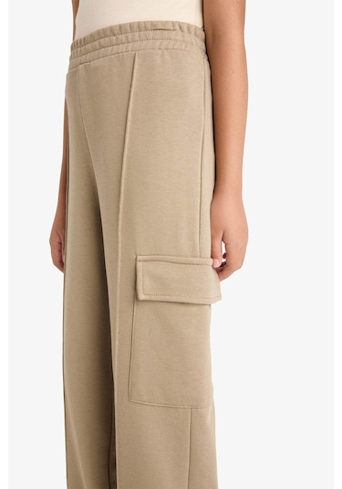 Defacto Bej Kız Çocuk Eşofman Altı E6930a8/bg403 Bej