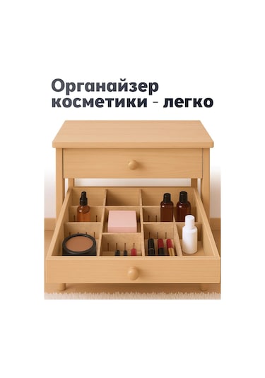 Arrangor Şifonyer Ve Raflar İçin Ayırıcılar, Organizatör Seti 16 Adet. 228695644 Açık Renk Ahşap