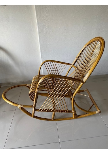 Klasbambumobilya  Bambu Sallanan Sandalye Tv Koltuğu