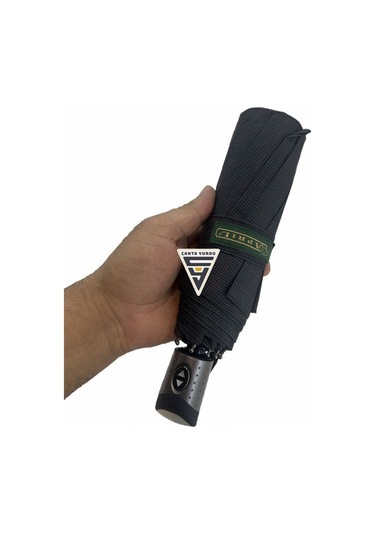 April A-216g A7 Su Geçirmez 10 Telli Tam Otomatik Şemsiye Siyah