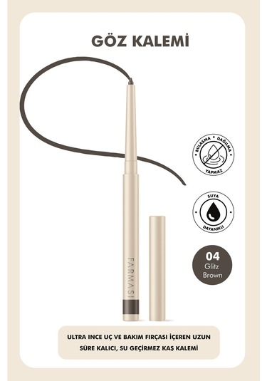 Farmasi Asansörlü Göz Kalemi 04 Glitz Brown