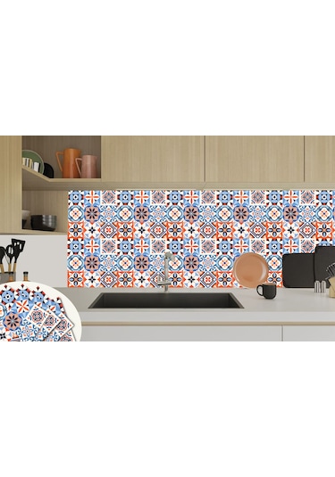 Tink Meksika 019 Karma Desenli Pvc Karo 30X30 Cm