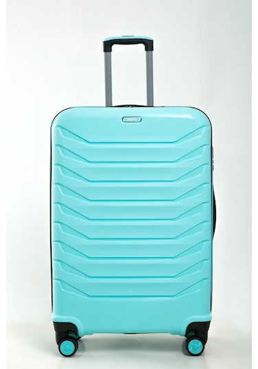 Yefa Pp Polipropilen Kırılmaz Orta Boy Valiz Su Yeşili