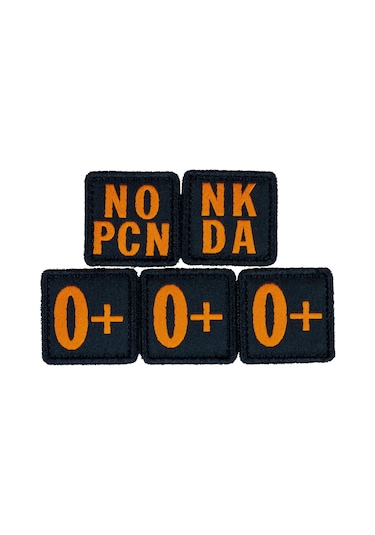 5.11 Blood Type Patch Kit Positive Çok Renkli