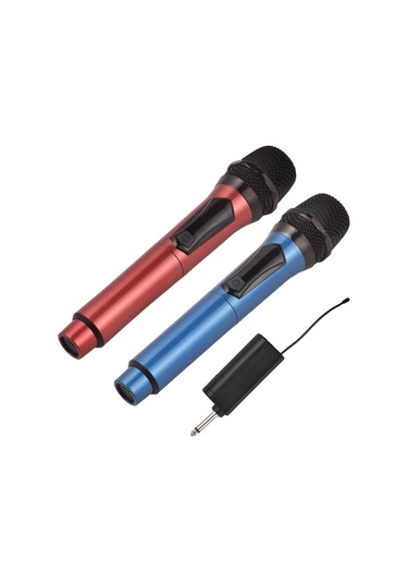 Springsun Profesyonel Kablosuz Mikrofon Sistemi - Uzun Menzilli, Şarj Edilebilir, Gürültü Önleyici, Ev Sineması Ve Sahne Performansları İçin