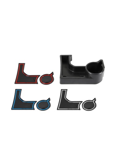 Monyee 2019-2020 Suzuki Jimny İç Mekan Kontrol Orta Depolama Kutusu Otomatik Vites - Kırmızı, Beyaz, Mavi Kaymazsız Padler İle