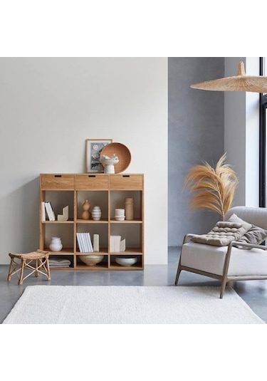 Oslo Model Masif Ahşap Büfe, Konsol Ceviz