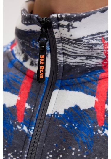 Bad Bear Drew Asfalt Erkek Polar Sweatshirt-asfalt Çok Renkli