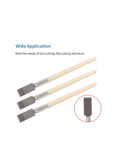 Konesam Stahl Gravür Aleti Seti - 3 Uç Ve 13 Bıçak, 3d Yazıcı Aksesuarı, Tam Donanımlı