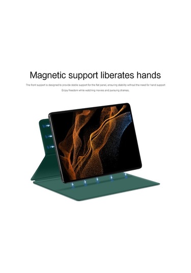 Didadodo Samsung Tab S9 Ultra 14.6 2023 Model Kılıf - Otomatik Uyandırma, Kalem Yuvası Ve Katlanır Stand Yeni Tasarım