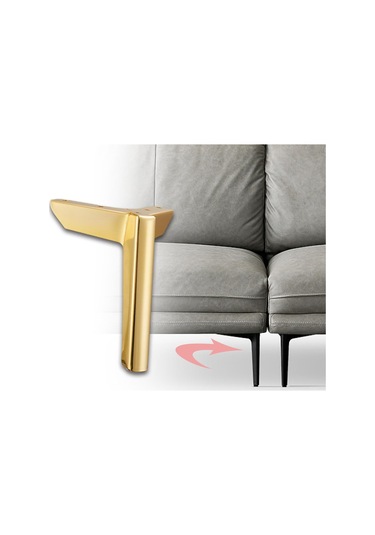 Suntek Magideal Mobilya Kanepe Ayakları Metal Dolap Için Altın-15cm