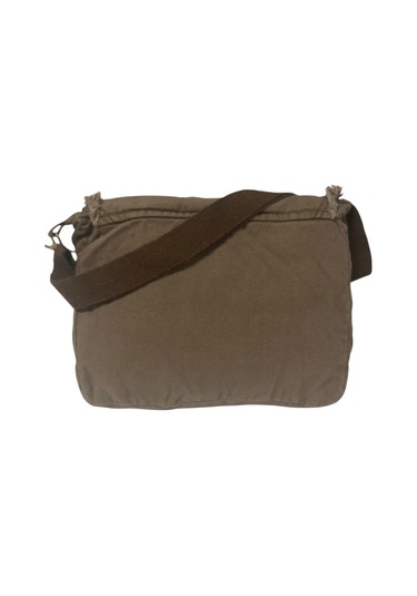 Vintage Salaş Orta Boy Unisex Günlük Çapraz Postacı Tablet Çantası M 32 Cm X 27 Cm Koyu Kahverengi