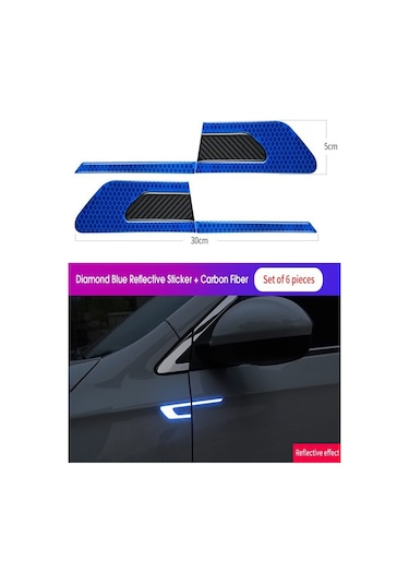 Oto Sticker Reflektörlü Yan Kapı Yapıştırma Oto Aksesuar