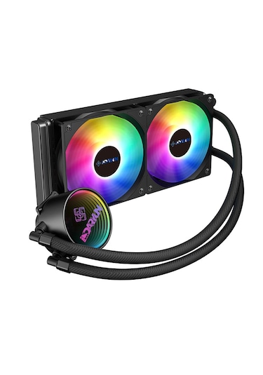 Daryun Cix 240mm Argb Sıvı Soğutma 2x12cm Fan Amd İntel Uyumlu