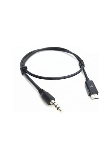 Micro Usb Stereo Kablo Micro Usb Aux Kablo 50 Cm Ses Kartı Kablosu