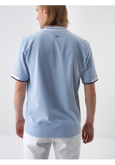 Xint Mavi Pamuk Dokulu Regular Fit Tişört 502200 Xint Mavi Pamuk Dokulu Regular Fit Tişört 502200