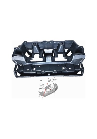 Arka Tampon Orta Braketi Darbe Emici Peugeot P301 12