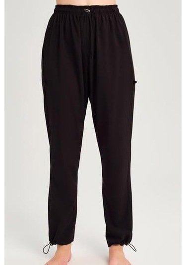 Haşema 2959 Siyah Esnek Dokuma Pantolon Çok Renkli