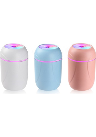 Hangfox Usb Şarjlı Mavi Renkli Kupa Nemlendirici: Nano Atomizasyon, Renkli Işık, Sessiz Çalışma, Ev Ve Araç İçin Nem Arttırıcı-parfümleyici