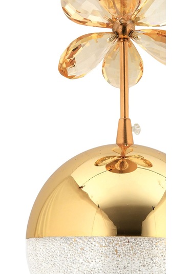 Kelebek 2'li Gold Sarkıt 3 Renk Modu Ledli Kristal Taşlı Modern Led Avize Krom