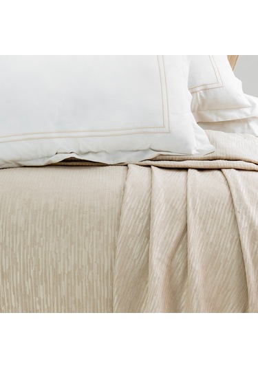 Schafer Home Pavia Şönil Yatak Örtüsü Nevresim Seti 7 Parça-bej Bej