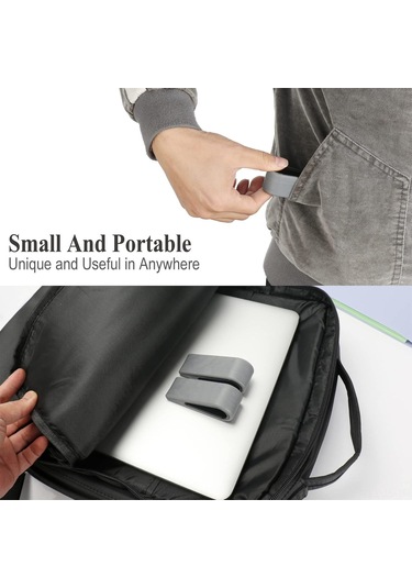 Jeemson Notebook Soğutucu Standı Kablosuz Oyuncu Ve Ofis Bilgisayarları İçin Ergonomik Masaüstü Aksesuarı 4 Adet Gri