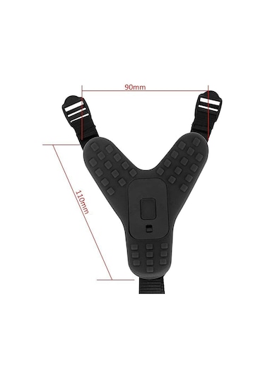 Gopro Hero 8 Hero 9 Motorcu Kask Çene Bağlantı Jaw Mount Gp523 Siyah