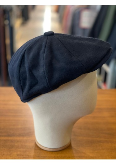 Peaky Blinders Tarz İngiliz Model Kaşe Kumaş Kasket Şapka Lacivert