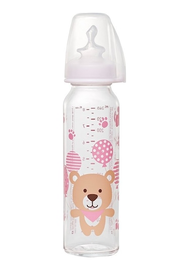 Nip 250 ML Antikolik Cam Biberon Kız