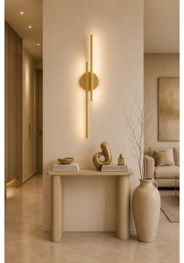 Aden Modern Led Duvar Apliği Günışığı Eskitme