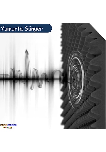 Akustik Yumurta Sünger 40 Dns 25mm 50x50 Cm 50 Adet