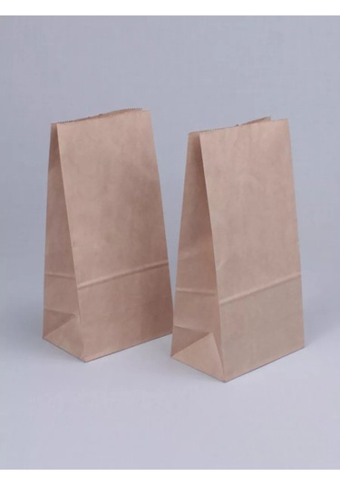 Softhomecraft Kraft Kağıt Torba, Sapsız, 12 24 8 Cm, 50 Adet 172432604