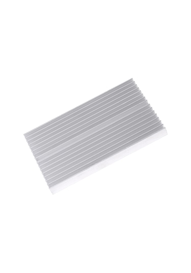 Fosenze Alüminyum Isı Sink 100x60x10mm - Yüksek Soğutma Kapasitesi, Dayanıklı Malzeme İle Elektronik Cihazlar İçin Uygun